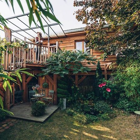 La Cabane Du Bon Chemin ,Spa ลาวาล ภายนอก รูปภาพ