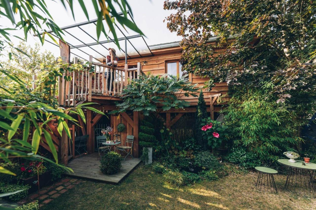 La Cabane Du Bon Chemin ,Spa ลาวาล ภายนอก รูปภาพ