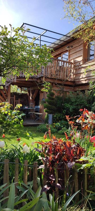 La Cabane Du Bon Chemin ,Spa ลาวาล ภายนอก รูปภาพ