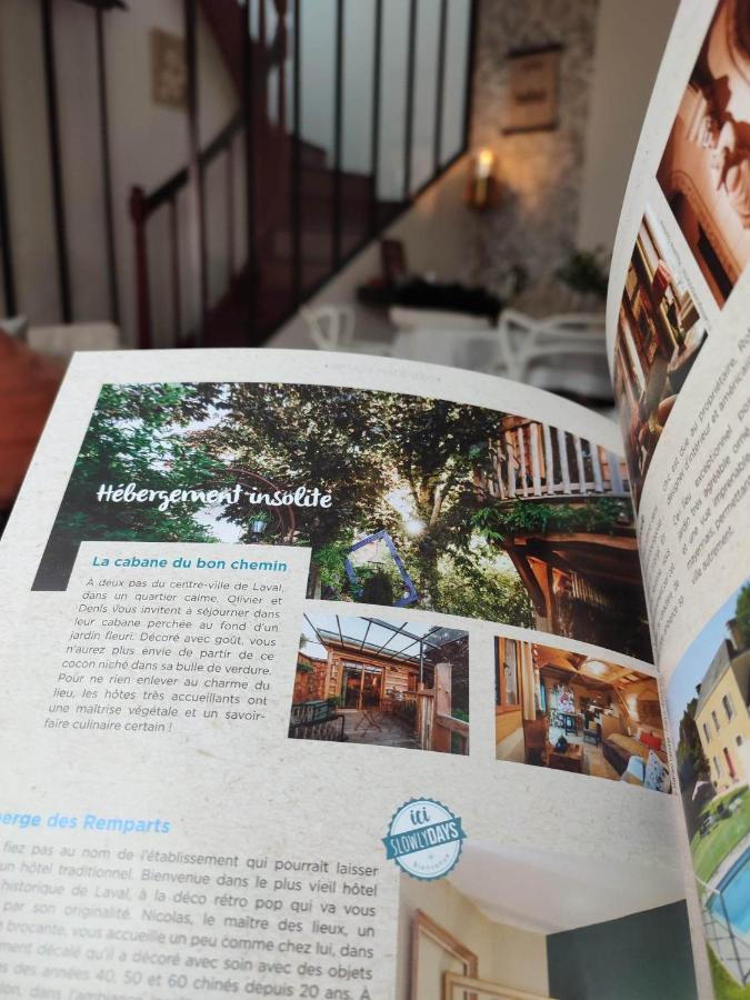 La Cabane Du Bon Chemin ,Spa ลาวาล ภายนอก รูปภาพ